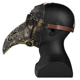 Stegosaurus Plague Doctor Bird Mask Long Nose Beak Cosplay Steampunk Halloween Costume Props Latex material - Glow-Paradise
