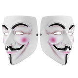 NEVLANTII V for Vendetta Guy Fawkes Mask Quality Anonymous Mask Halloween Costume Hackers Mask Cosplay Party Mask One Size - Glow-Paradise