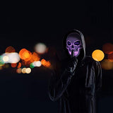 Halloween Mask LED Light up Costumes Scary Mask for Party Supplies Favor - Glow-Paradise