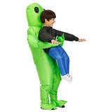 FENWOOH Alien Inflatable Costumes Fancy Costume Halloween Cosplay Fantasy Costume Adult/Kids (Alien-Kids) - Glow-Paradise