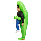 Alien Inflatable Costumes Fancy Costume Halloween Cosplay Fantasy Costume Adult/Kids (Alien-adult) - Glow-Paradise