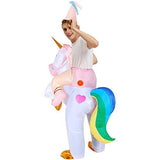 FENWOOH Alien Inflatable Costumes Fancy Costume Halloween Cosplay Fantasy Costume Adult/Kids (Unicorn-Adult) - Glow-Paradise