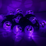 Halloween Lights,Makion Halloween Decorations Fairy Lights 2.5M/8.2FT 10 Led Witch with Hat Lanterns Battery Powered String Lights - Glow-Paradise
