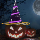 Halloween Costume LED Witch Hat for Girls & Womens Festival Cosplay,Light up Halloween Costume Masquerade Parties,Carnival,Halloween Accessories Gifts - Glow-Paradise