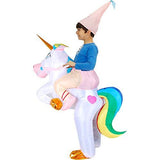 FENWOOH Alien Inflatable Costumes Fancy Costume Halloween Cosplay Fantasy Costume Adult/Kids (Unicorn-Kids) - Glow-Paradise