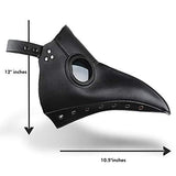 Lubber Halloween Plague Doctor Mask Leather Retro Steampunk Costume For Cosplay Party Props - Glow-Paradise