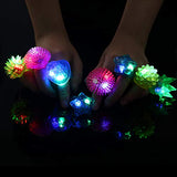 36 Pack LED Glow Rings Halloween Party Favors for Kids - Flashing Rings Glow in The Dark Party Supplies, LED Light Up Rings and Goody Bags - Glow-Paradise
