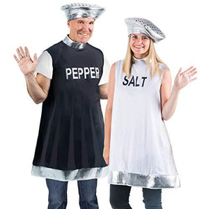 Tigerdoe Couples Costumes Halloween - Salt and Pepper Costume - Funny Costumes - Halloween Costume - Food Costumes - Glow-Paradise