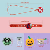 Halloween Party Favors for Kids - 54 Pack Light Up Halloween Toys Flash Rings Necklaces Bracelets Brooches LED Halloween Kids Toys Glow in the Dark Party Supplies for Halloween Decorations Party Games Gift - Glow-Paradise