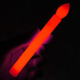 6 Inch Glowstick Candles (Red Color, 24 Count Per Pack) - Glow-Paradise