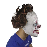 Halloween Mask Scary IT Pennywise Clown Mask Horror Costume Party Festival Cosplay Creepy Prop Decoration for Adult Red - Glow-Paradise