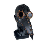 Stegosaurus Plague Doctor Bird Mask Long Nose Beak Cosplay Steampunk Halloween Costume Props Latex Material - Glow-Paradise