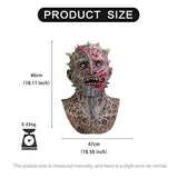 Molezu Halloween Horror mask zombie mask，monster mask fangs blame mask fangs blame a prop adult party Cosplay - Glow-Paradise