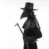 Stegosaurus Plague Doctor Bird Mask Long Nose Beak Cosplay Steampunk Halloween Costume Props Latex Material - Glow-Paradise