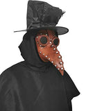 Stegosaurus Plague Doctor Bird Mask Long Nose Beak Cosplay Steampunk Halloween Costume Props Latex Material - Glow-Paradise