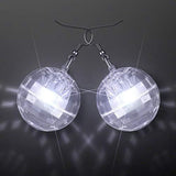 LED Light Projecting Disco Ball Light Up Earrings for Women - Glow-Paradise