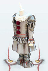 IVY HAIR over 3 years old Kids Popular Movie Halloween Clown Costume Ball Makeup Cosplay Costume (M, Type-A)… - Glow-Paradise