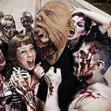 Waylike Scary Mask Latex Scary Halloween Costumes Rubber Halloween Mask and Zombie Mask (Skin red) - Glow-Paradise