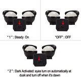 Halloween Flashing Peeping Eyes Lights Animated (3 Pack); Dark Activate, Halloween Light Decorations, Outdoor Lawn Decor - Glow-Paradise