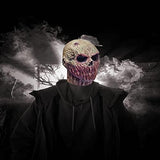 RAPGET Horror Mask Zombie Mask Creepy Mask Old Man Mask Halloween Novelty Costume Party Latex Full Head Mask Zombie Cosplay Props(yellow) - Glow-Paradise