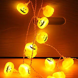 DomeStar Halloween String Lights, 10ft 20LED Pumpkin Lights Battery Operated Pumpkin Lights for Halloween Thanksgiving Decorations - Glow-Paradise