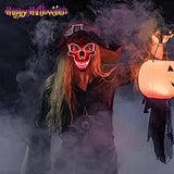 Led Masks Halloween Masks for Adults Scary for Halloween Festival Party with 3 Flash Modes Red Face Transforming Led Mask - Glow-Paradise