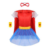 Girls Dress up Trunk Princess Set, Jeowoqao 24 PCS Pretend Play Costume Set, Fairytale, Supergirl, Princess, Rainbow Unicorn Costume for Toddler/Little Girls Ages 3-5yrs - Glow-Paradise