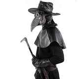 Stegosaurus Plague Doctor Bird Mask Long Nose Beak Cosplay Steampunk Halloween Costume Props Latex Material - Glow-Paradise