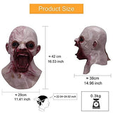 Molezu Vampire Mask Scary Dracula Monster Halloween Costume Party Horror Demon Zombie (earthy yellow) (D) - Glow-Paradise