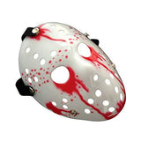 Wen XinRong Jason Mask Halloween Costume Horror Mask Cosplay Costume Mask Party Masquerade Props Mask (Blood) - Glow-Paradise