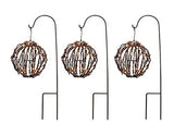 Elf Logic Set of Three Luminary Pathway Lights - Plug in Light Balls - LED Bright White Pathway Lights, Outdoor Pathway Lights - Perfect Garden Lights - Glow-Paradise