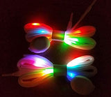 LIHAI Led Light Up Shoelaces with Multicolor Flashing Shoe laces for Night Party - Glow-Paradise
