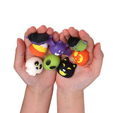 24 Pcs - Halloween Mochi Squishy Toys, Halloween Classies Character Squishy Toys for Christmas Party Favors, Boys & Girls Birthday Gifts, Classroom Prize, Goodie Bag - Glow-Paradise