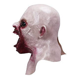 Molezu Vampire Mask Scary Dracula Monster Halloween Costume Party Horror Demon Zombie (earthy yellow) (D) - Glow-Paradise