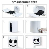 Light Up Flashing Mask DJ Music Festival Halloween Mask Props Full Head Mask Halloween Costumes Cosplay with Flashing Style. - Glow-Paradise
