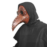 Stegosaurus Plague Doctor Bird Mask Long Nose Beak Cosplay Steampunk Halloween Costume Props Latex Material - Glow-Paradise