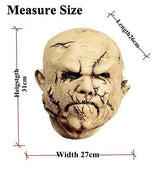 Halloween zombie mask Vampire Mask Monster Devil Mask Creepy Costume Corpse Party Latex Full Head Mask - Glow-Paradise