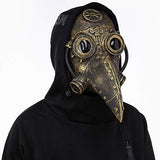 Stegosaurus Plague Doctor Bird Mask Long Nose Beak Cosplay Steampunk Halloween Costume Props Latex material - Glow-Paradise