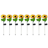 Sunflower Solar Lights, Blueguan 8 Pack Solar Flowers with 80 LED Per Solar Sunflower Lights Set – Durable, Rechargeable LED Solar Flowers Lights Outdoor Garden Waterproof for Patio Lawn Yard Pathway - Glow-Paradise