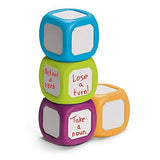 hand2mind Plastic Small Write-On/Wipe-Off Dice for Kids Ages 5-8, Dry Erase Surface On All Sides, Draw Letters, Numbers, and Numeral Operations, 4-Color Dice Measures 2-Inches (Pack of 4) - Glow-Paradise