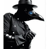Lubber Halloween Plague Doctor Mask Leather Retro Steampunk Costume For Cosplay Party Props - Glow-Paradise
