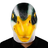 Molezu Halloween Deluxe Mask Duck Head Mask Latex Animal Mask Novelty Duck bill costume (huaya) - Glow-Paradise