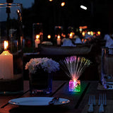 5.5" Light Up Mini Color Change Clear Centerpiece (Set of 12) - Glow-Paradise