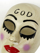 The Purge GOD mask Anarchy Movie mask Horror Killer Halloween Costume Haunted - Glow-Paradise