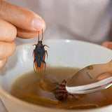 UNIIDECO 50 Pieces Prank Fake Roaches, Look Real Plastic Trick Joke Toys , Scary Insects Realistic Bugs Gag Gifts, Novelty Cockroach for Halloween Party (50 Pieces) - Glow-Paradise