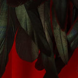 JEGERMIG Velvet Unlined Cape Medieval Vampire Role Play Cloak Halloween Coat Red - Glow-Paradise