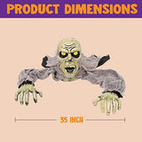 JOYIN Halloween Décor Groundbreaker Zombie with Sound and Flashing Eyes for Yard Outdoor Decorations - Glow-Paradise