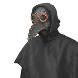 Stegosaurus Plague Doctor Bird Mask Long Nose Beak Cosplay Steampunk Halloween Costume Props Latex Material - Glow-Paradise
