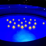 Floating Pool Lights,20PCS Waterproof Floating Candle Lights for Swimming Pool, Outdoor LED Glow Lights for Beach, Garden Backyard, Patio Lawn, Hot tub, Christmas Décor (Warm White) - Glow-Paradise