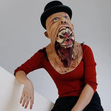 Waylike Scary Mask Latex Scary Halloween Costumes Rubber Halloween Mask and Zombie Mask (Skin red) - Glow-Paradise